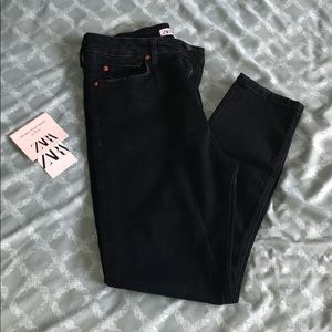 Zara The High Waist Skinny - Blue/Black